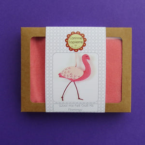 Mini Flamingo Sewing Kit by Corinne Lapierre