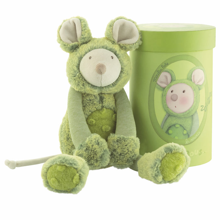 Green Mouse Soft Toy in Gift Box