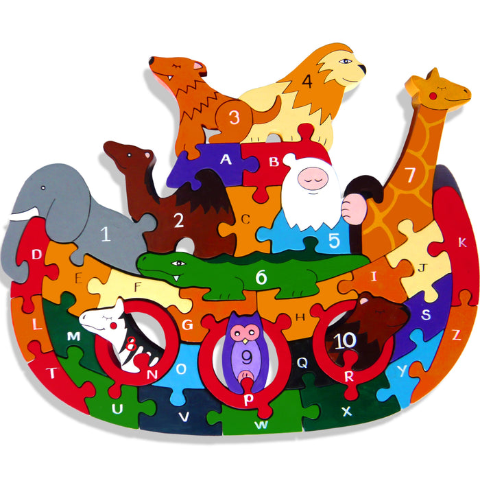 Alphabet Noah's Ark Jigsaw Puzzle