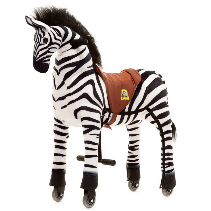 Ride on Zebra - with wheels!