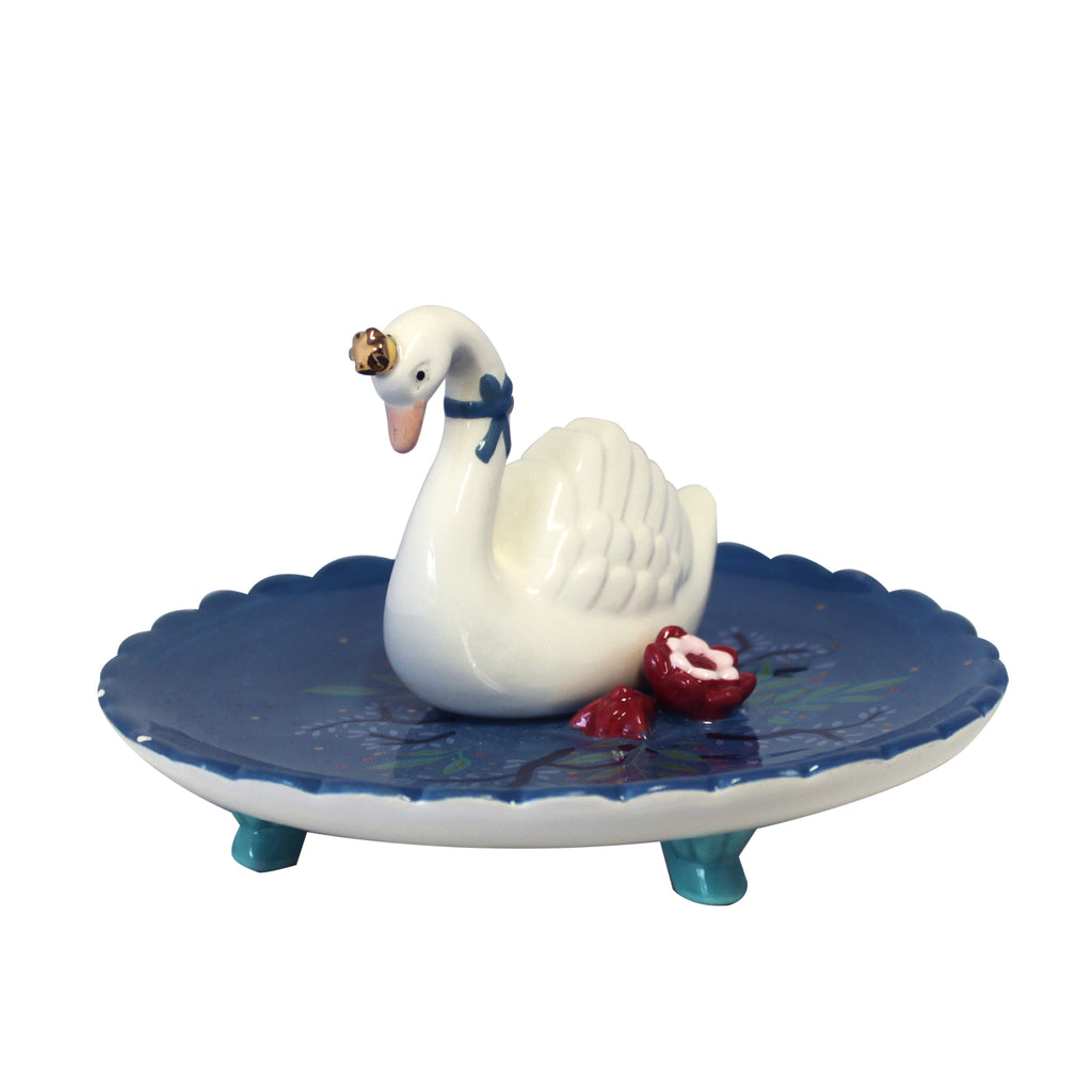 Swan Dish with Gift Box - Secret Garden