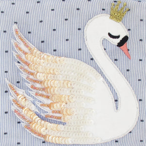 Swan Purse - Sequins and Beads Secret Garden Collection