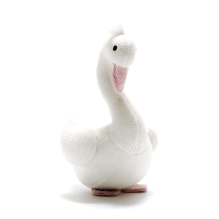 Swan Rattle Soft Toy